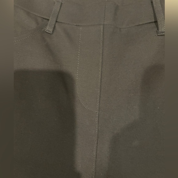 EUC Quince Olive Ultra Stretch Ponte Straight Leg 4-Pocket Pants - Picture 8 of 16